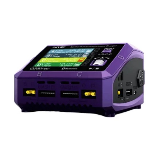 HOT Skyrc Q200neo AC 200W 400W 10Ax2 Dual Channel Multi-Function Smart Charger for 1-6S LiHV LiFe LiIon 2-15S NiMH NICD Batt